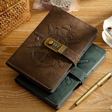 Nautical Navigator Journal With Combination Lock